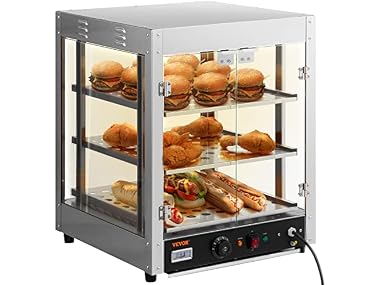 VEVOR Commercial Food Warmer Display, 3