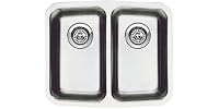 Blanco Double Bowl Bar Sink Stainless Steel