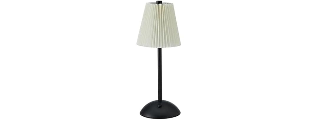 Elements 11.6-Inch Black Rechargeable LED Table Lamp