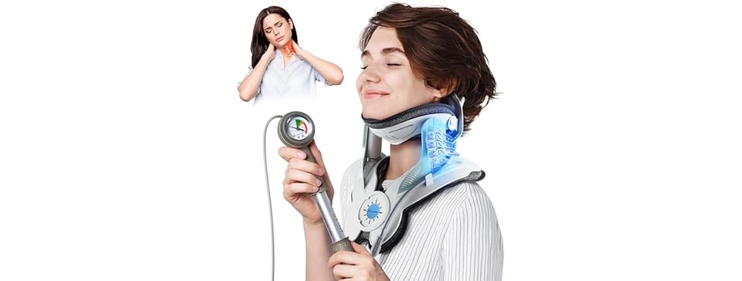 Cervical Traction Device with Air Collar
