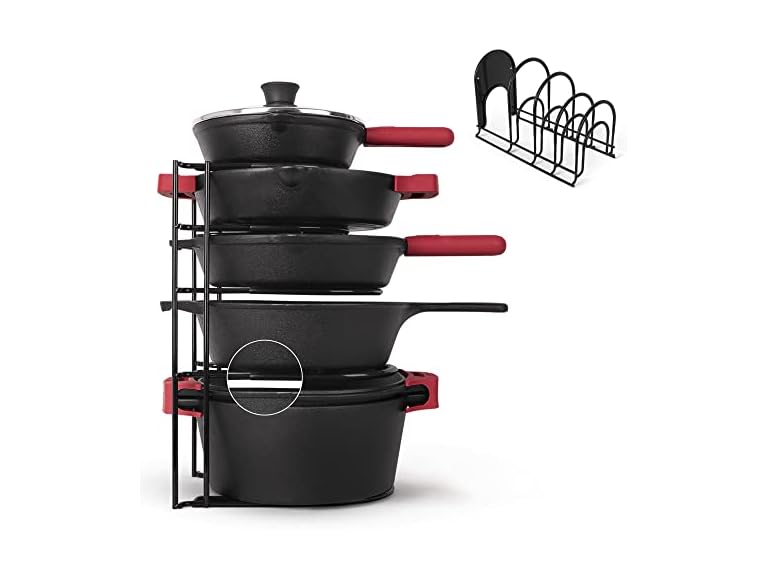 Cuisinel 15" Silicone-Coated Pan Organizer