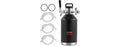 VEVOR Beer Growler Tap System, 128Oz 4L
