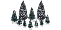 Top Treasures Set of 10 Christmas Trees