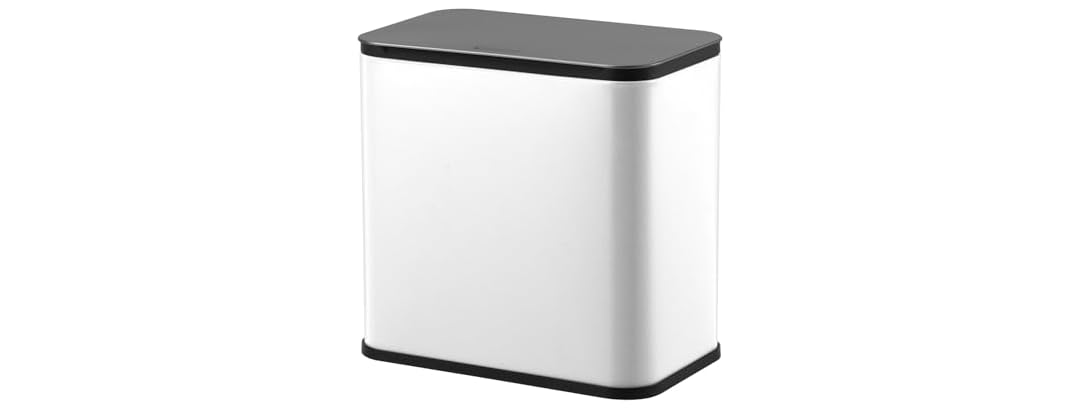 OUTLANE 1.3 Gallon Slim Hanging Stainless Steel Trash