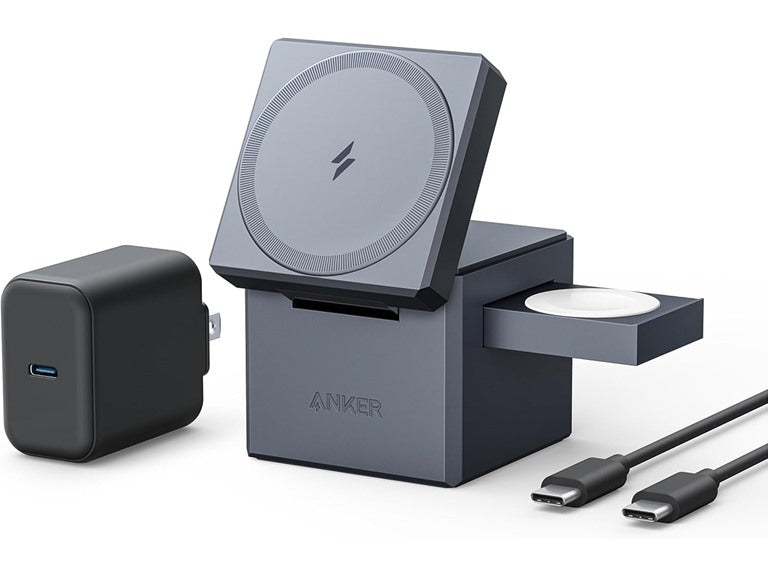 Anker 15W 3-in-1 MagSafe Wireless Charging Cube