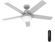 Hunter Fan 52" Light & Remote, Dove Grey