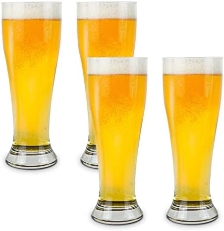 Nucleated Pilsner Glasses 16oz 8-Pack