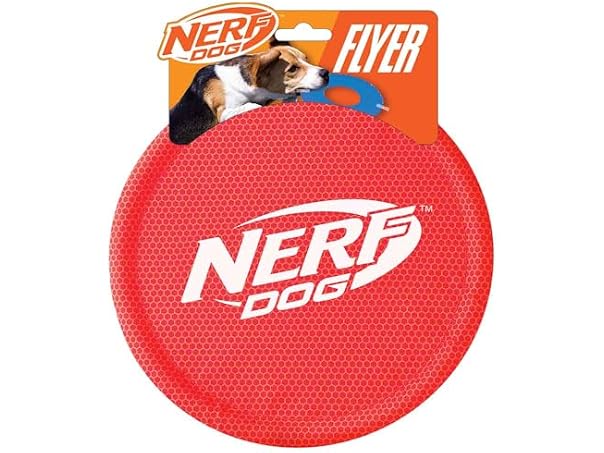 Nerf Dog Nylon Flyer Dog Toy, Flying Disc, Li