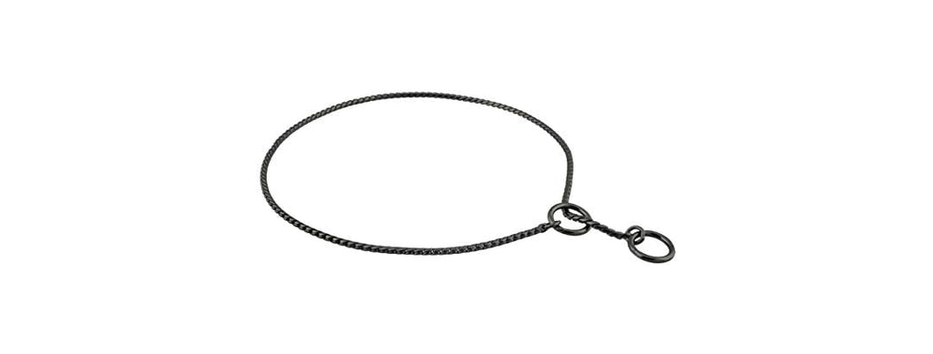 Alvalley Metal Chain Dog Show Collar