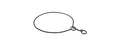 Alvalley Metal Chain Dog Show Collar