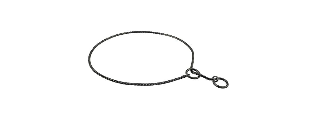 Alvalley Metal Chain Dog Show Collar
