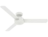 Hunter Fan 52" Matte White, 3 Blades