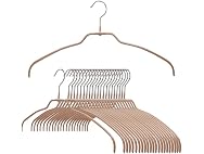 MAWA by Reston Lloyd Clothing Hangers Set of 24, Latte