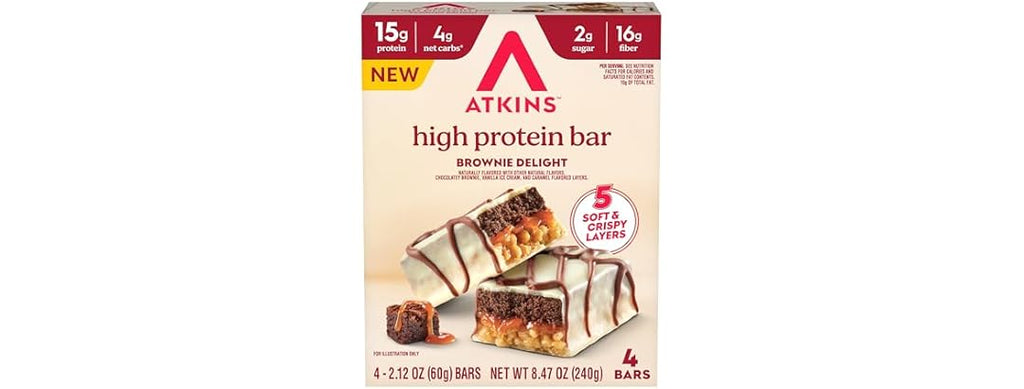 4CT Brownie Delight Layered High Protein Bar